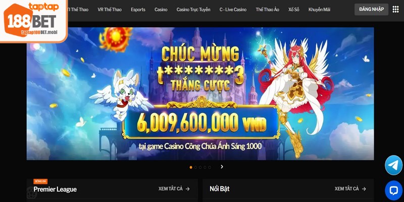 Về chúng tôi 188BET là nhà cái trực tuyến quốc tế với bề dày kinh nghiệm 